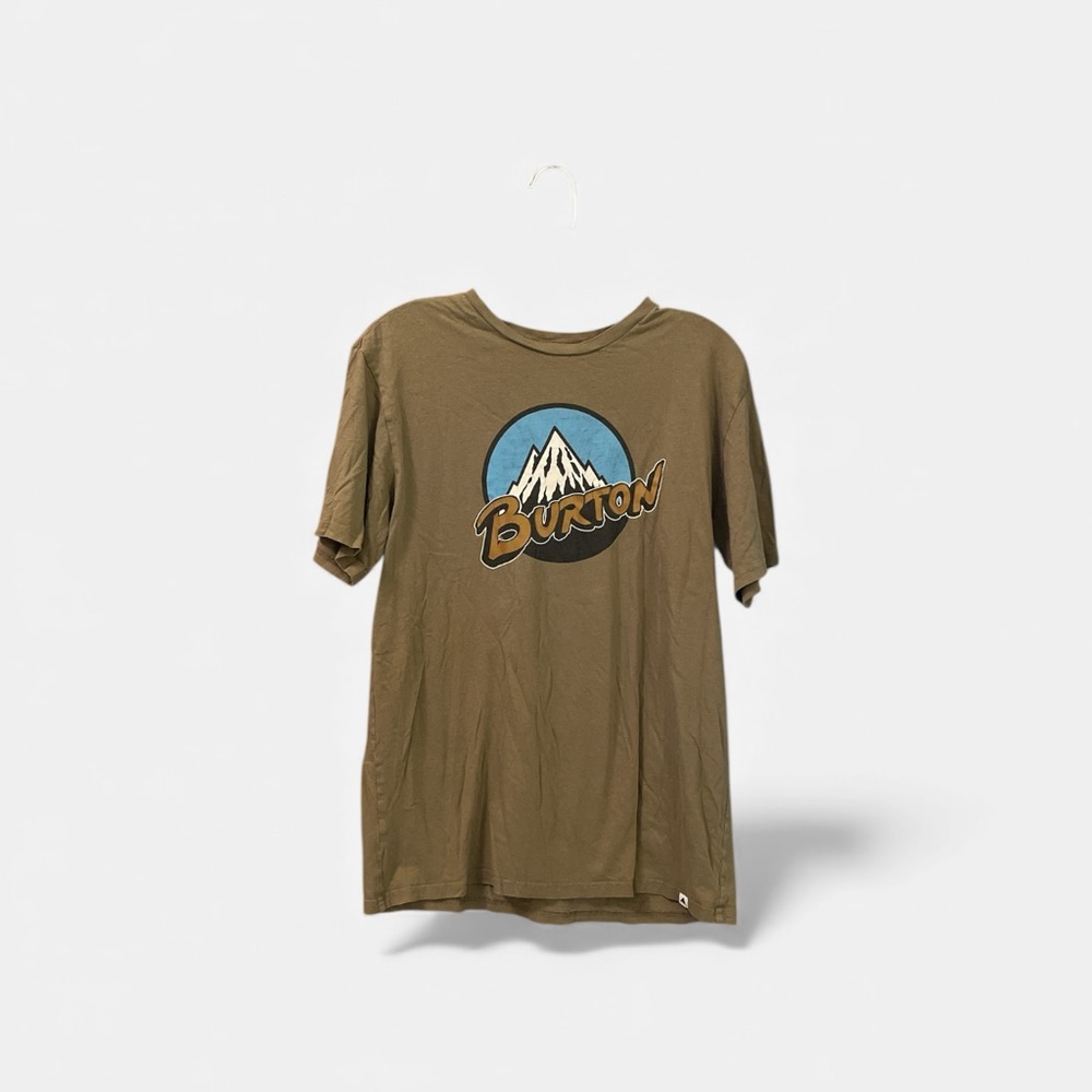 Men’s Burton Tanish-Green Mountain Graphic Tee